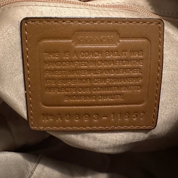 Classic vintage Coach shoulder boho bag - Picture 4 of 4